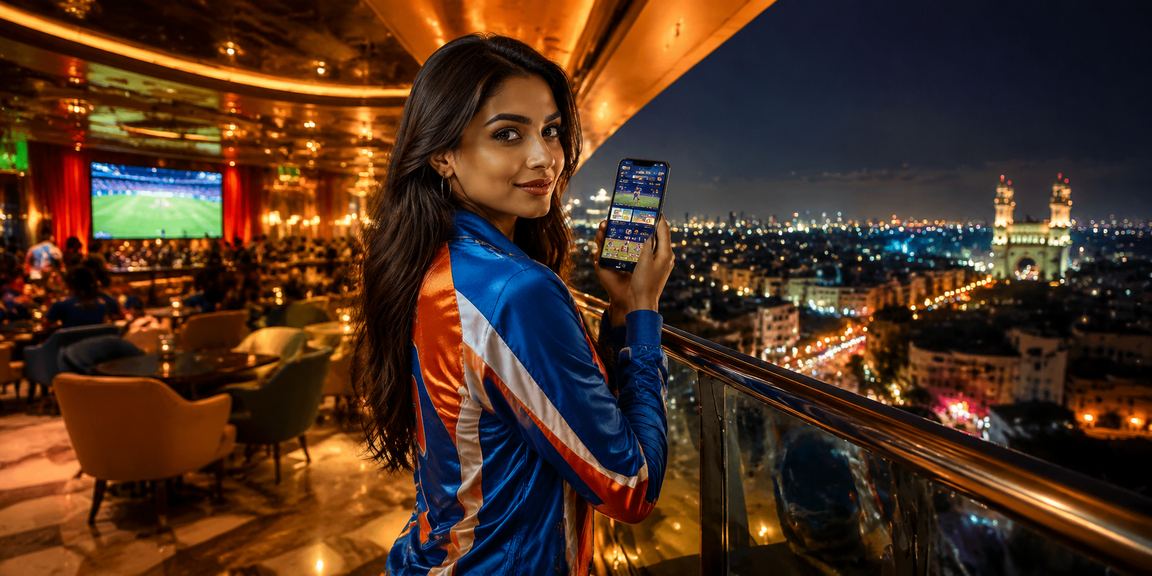 Night market with cricket betting on mobile
